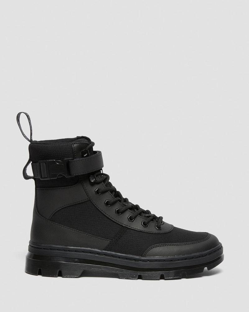 Dr Martens Combs Tech Poly Ankelstøvler Herre Sort | DK 440GSO